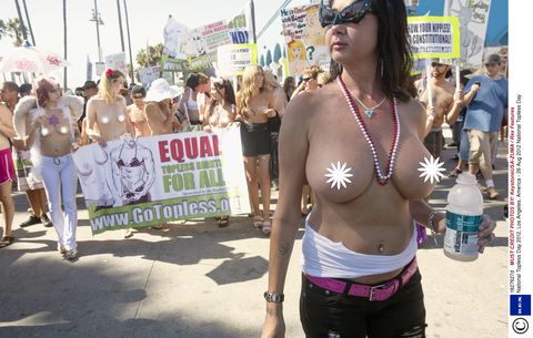 Topless Protest Pics photo 23