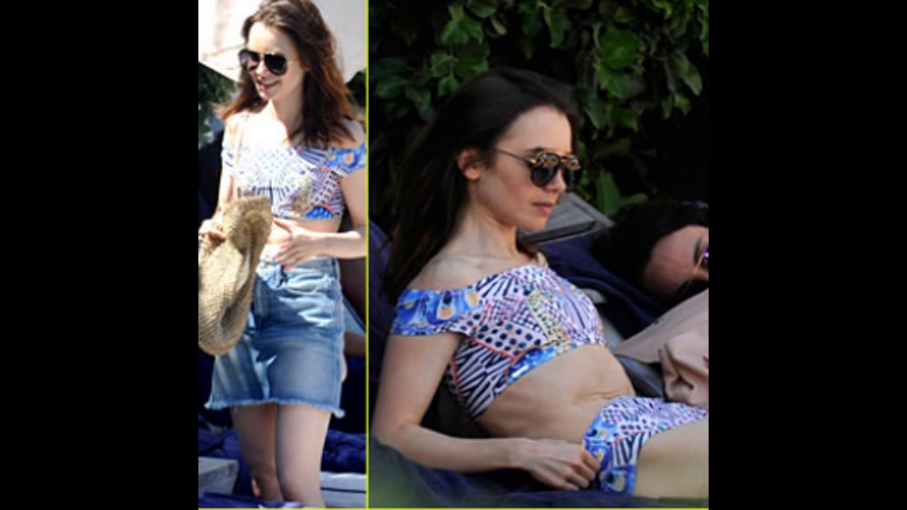 Lily Collins Bathing Suit photo 6