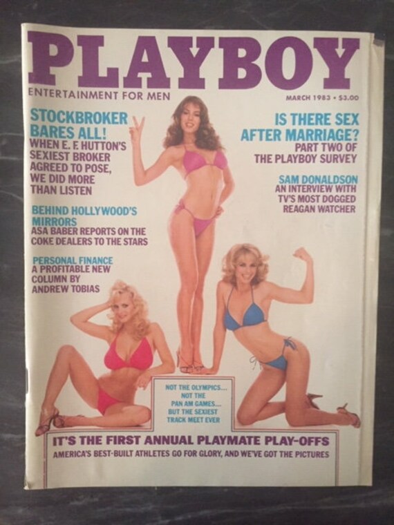 1983 Playboy Magazine photo 9