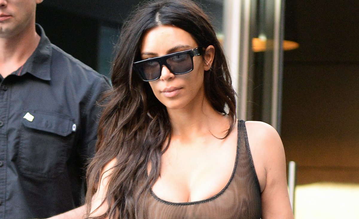 Kim Kardashian See Through New York photo 15