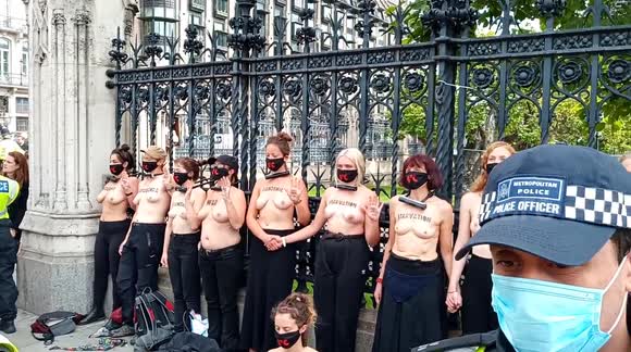 Topless Protest Pics photo 29