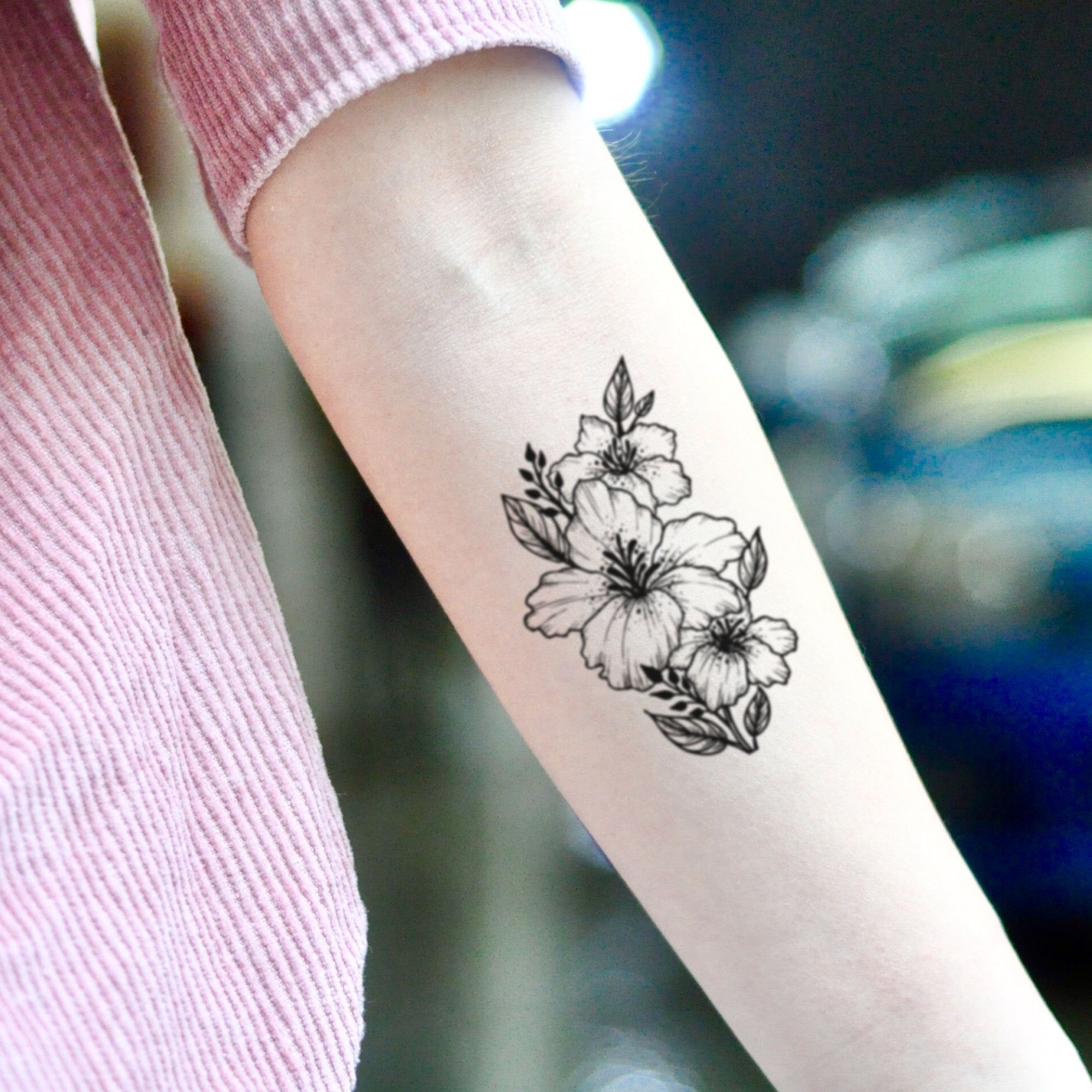 Azalea Flower Tattoo photo 13