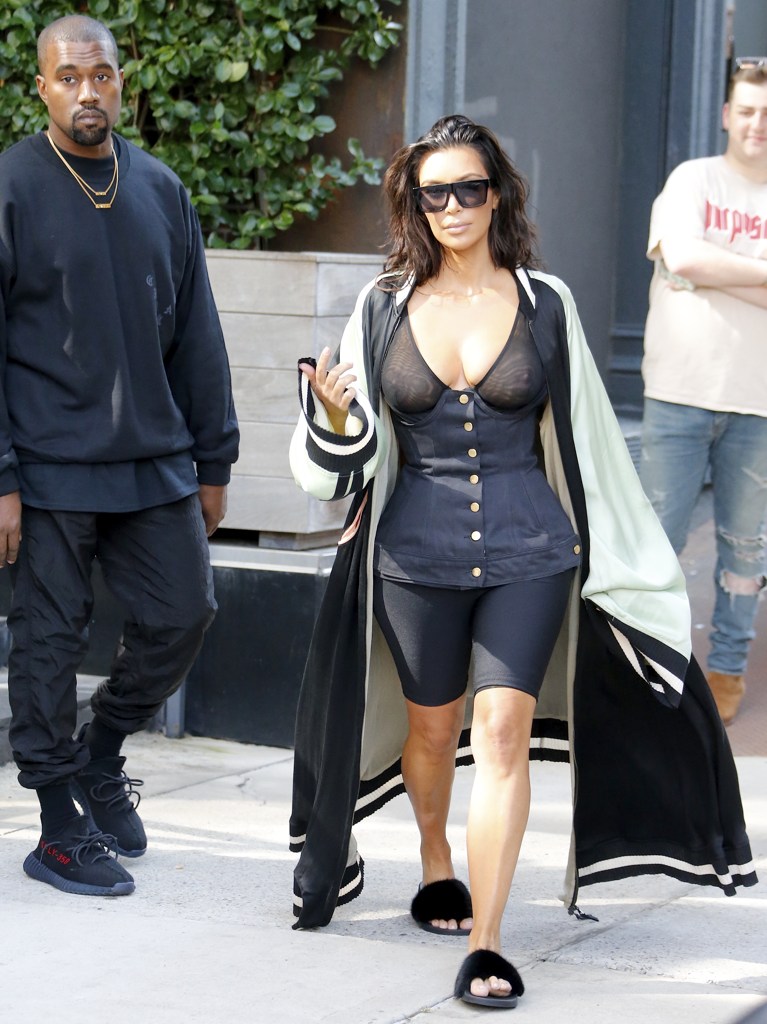 Kim Kardashian See Through New York photo 8