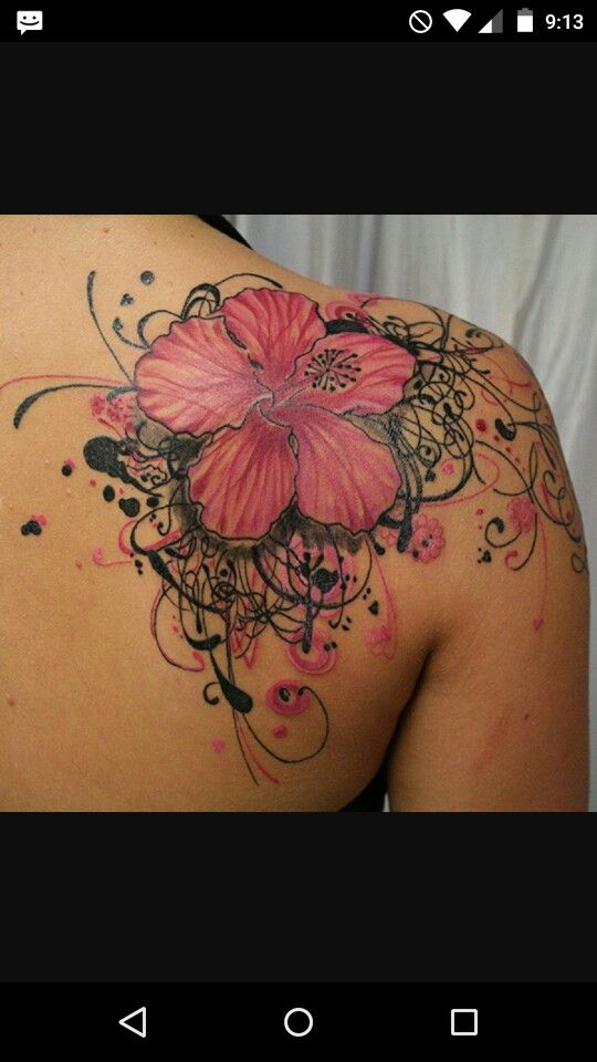 Azalea Flower Tattoo photo 4