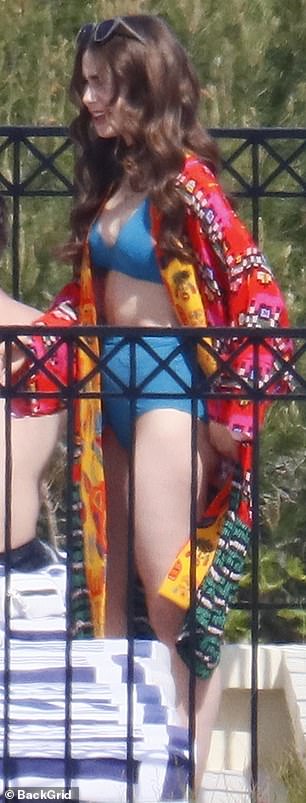Lily Collins Bathing Suit photo 18