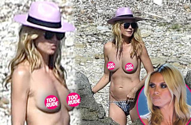 Heidi Klum Goes Topless photo 12