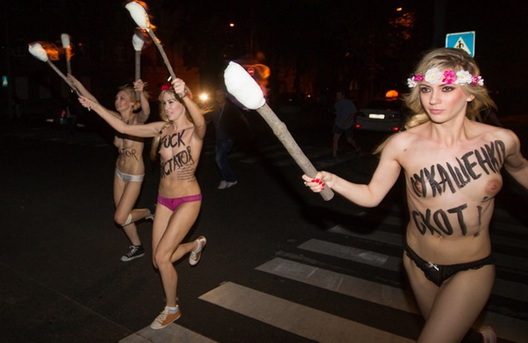 Topless Protest Pics photo 4