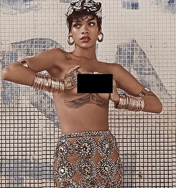 Rihanna Bottomless Photoshoot photo 14