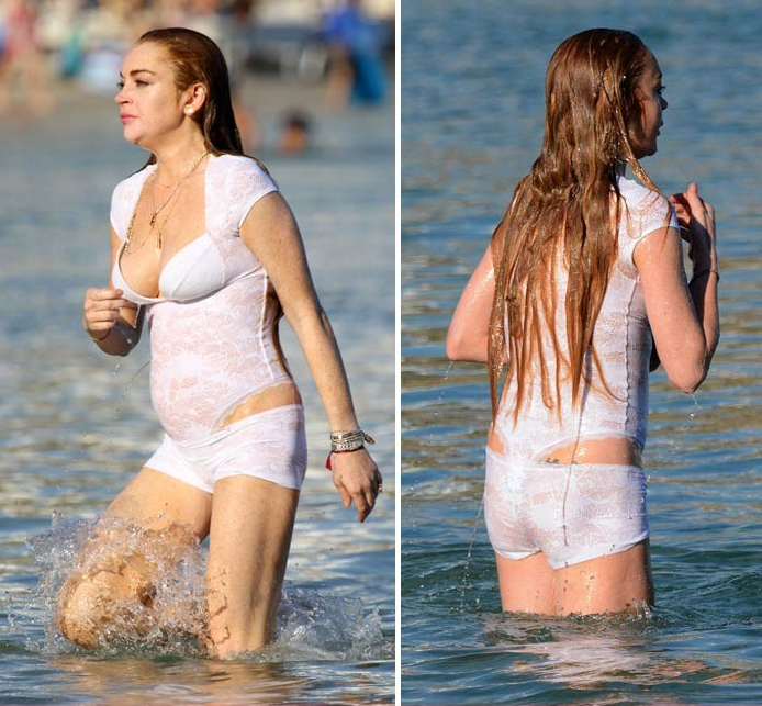Lindsay Lohan Swim photo 5