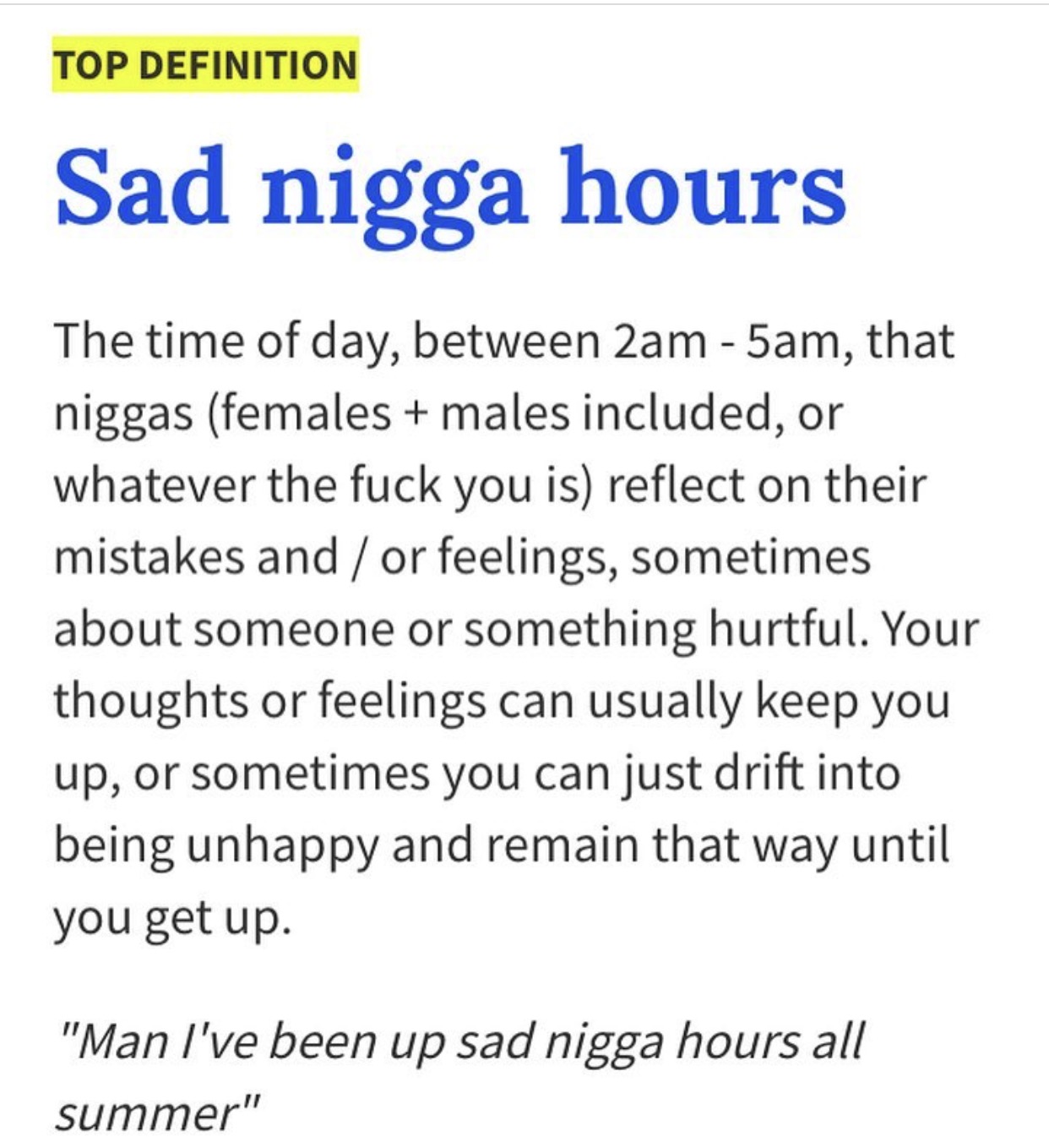 Sad Nigger Hours photo 23